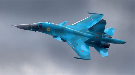 Download Aircraft Sukhoi Military Sukhoi Su-34 HD Wallpaper