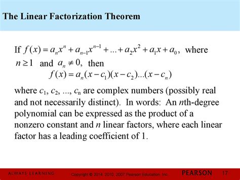 Chapter 3. Polynomial and Rational Functions. 3.4 Zeros of Polynomial ...