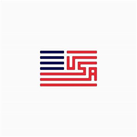 Logo inspiration: USA by @danflemingdesign Hire quality logo and ...