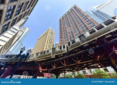 Chicago CTA Subway Loop stock photo. Image of celebrated - 62479080