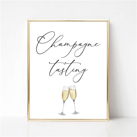 Champagne Tasting Sheet Printable Champagne Tasting Score - Etsy