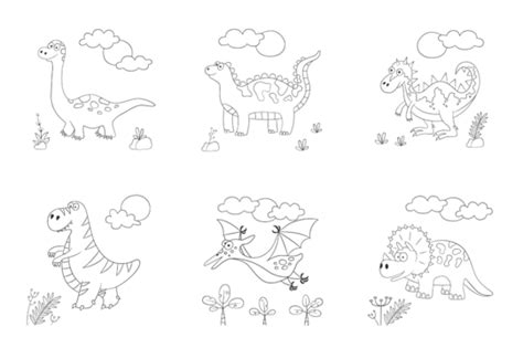 Tiny Dinosaur Coloring Page Kids Coloring Pages Dinosaur Coloring Pages Disney Coloring Outline ...