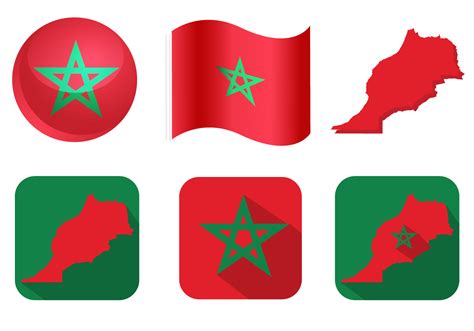 Morocco Flag Vectors - Download Free Vector Art, Stock Graphics & Images