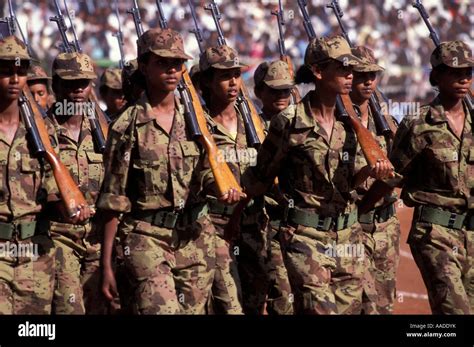 Women soldiers on parade at Independence Day celebrations in Asmara Eritrea Stock Photo - Alamy