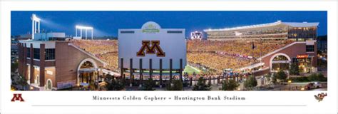 Minnesota Golden Gophers Stadium Panoramic Photo Print