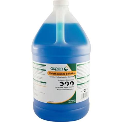 PATTERSON VETERINARY SUPPLY INC CHLORHEXIDINE 2% SOLUTION 1GAL ...