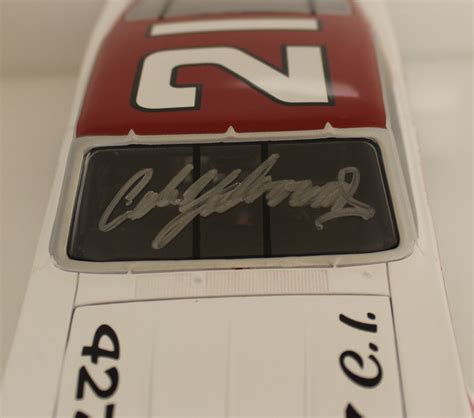 Cale Yarborough #21 Autographed 60 Minute Cleaners 1968 Mercury Cyclone 1:24 University of ...