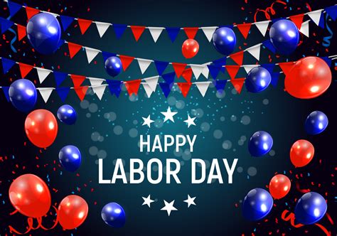 Labor Day in USA Poster Background. Vector Illustration 4905576 Vector ...