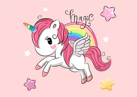 Dibujos de unicornios para colorear - Etapa Infantil