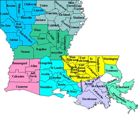 Louisiana Map: Explore Cajun and Acadian Genealogy and Culture