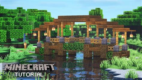 Minecraft: How To Build a Bridge (Tutorial) | Minecraft farm, Minecraft, Minecraft blueprints