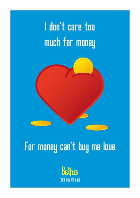 Poster - Can't Buy Me Love by AlessandroBerzuini.deviantart.com on @DeviantArt | Can't buy me ...