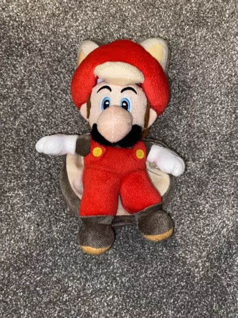 SUPER MARIO BROS Flying Squirrel Stuffed Animal Plush Toy 9" Little Buddy £13.55 - PicClick UK