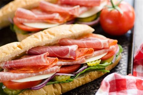 Italian Hero Sub Sandwich - Subway Copycat