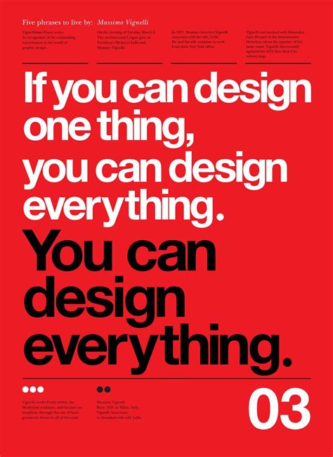 massimo vignelli poster - Google Search | Typographic poster design, Typography poster design ...