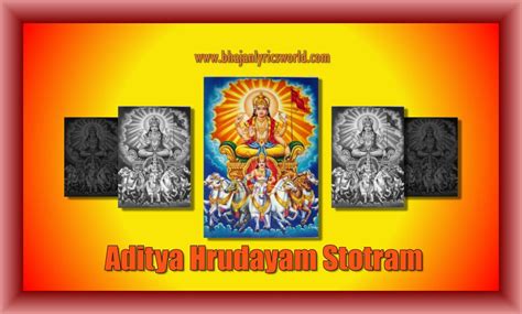 Aditya Hrudayam Stotram Lyrics In English | Bhajan Lyrics World