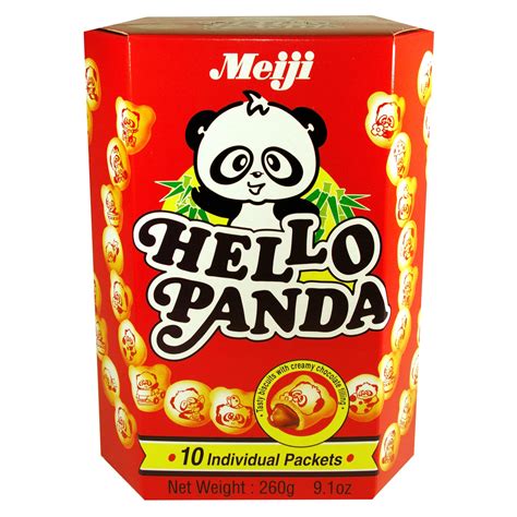 Meiji Hello Panda Cookie-Chocolate 10 X26g Bags - Walmart.com