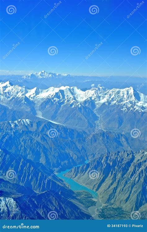 The himalayas and the k2 stock image. Image of high, himalayas - 34187193