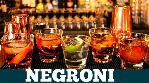 Negroni Cocktail Variations | 5 Negroni Recipes | Fuzz & Buzz Ep #2 Cocktails - Drinks - YouTube