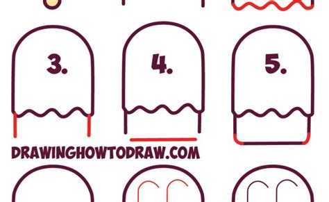 How To Draw Cute Kawaii Popsicle Creamsicle With Face On It Easy Step By Step Drawing – Theme Loader