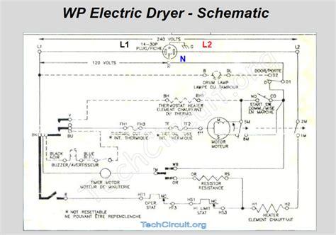 Reading Schematics - Whirlpool Electric Dryer Schematic Voltage Maps ...