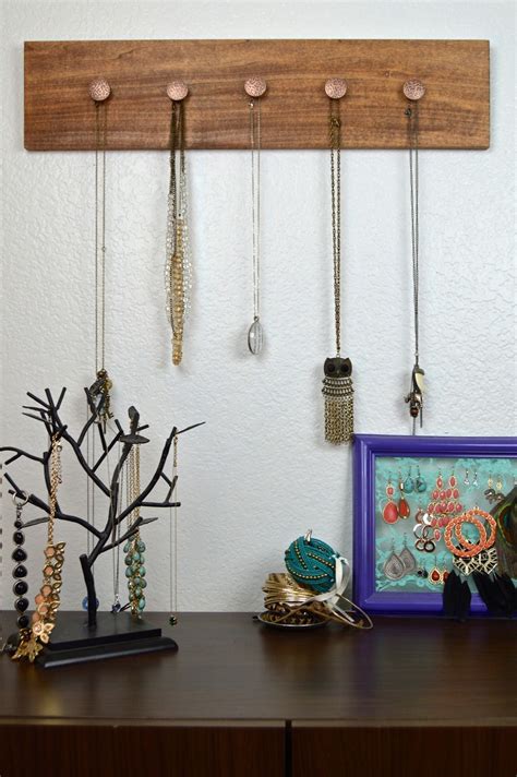 Knobbed Wooden Jewelry Hanger · How To Make A Jewelry Hanger · Home + DIY on Cut Out + Keep