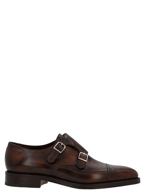 John Lobb Leather Williamdscalfdark Lace-up Shoes in Brown for Men - Lyst