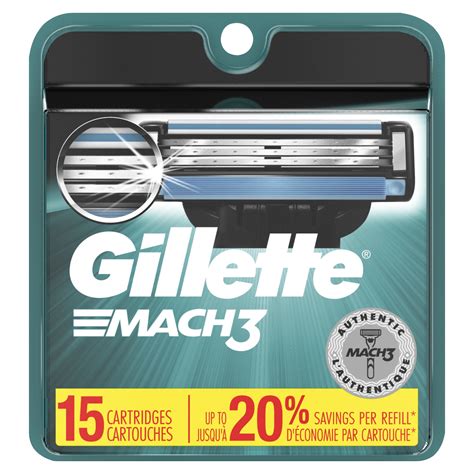 Gillette Mach3 Turbo Men's Razor Blade Refills, 15 Ct - Walmart.com