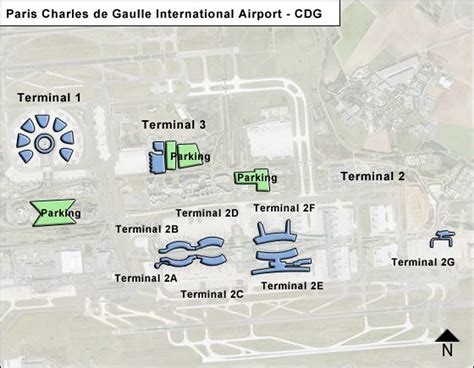 Paris de Gaulle Airport Map: Guide to CDG's Terminals