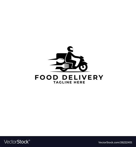 Food delivery logo icon vector image on VectorStock | Food delivery ...