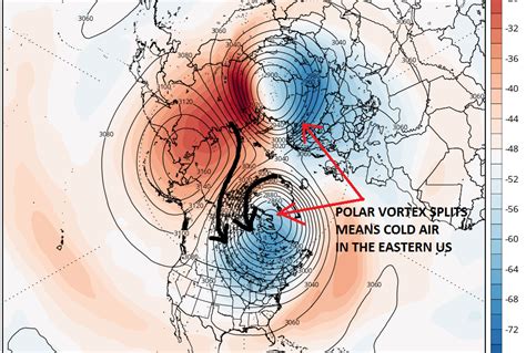 Polar Vortex Split GFS Forecast - Weather Updates 24/7 by Meteorologist joe cioffi