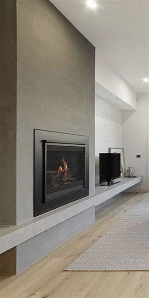 Fireplace Tv Wall, Linear Fireplace, Fireplace Remodel, Fireplace Design, Fireplace Surrounds ...