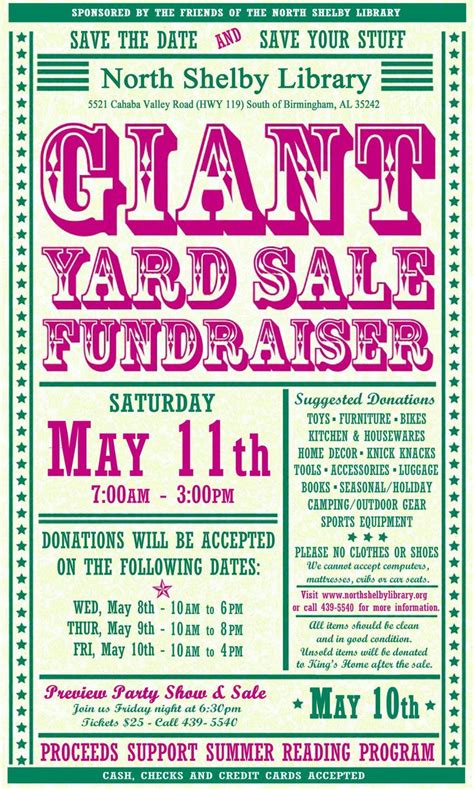 bingo fundraising #TipsonRaisingFunds | Yard sale fundraiser, Yard sale ...