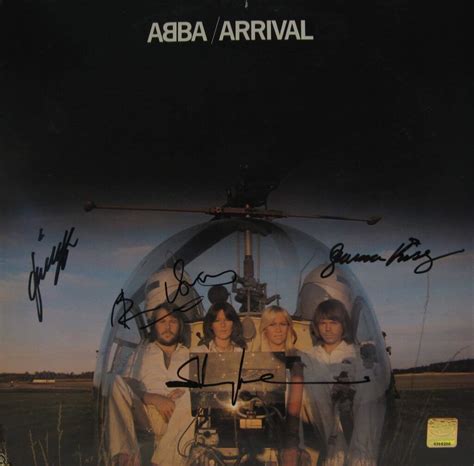 ABBA: Fully Hand Signed "Arrival" LP - Presley Collectibles