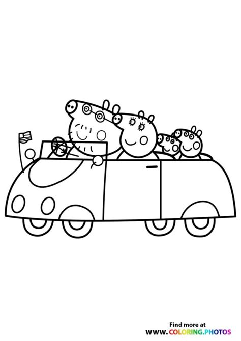 Peppa Pig - Coloring Pages for kids | Free and easy print or download