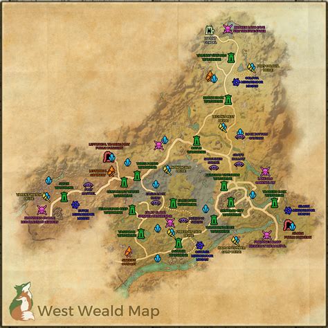 WEST WEALD MAP | THE GAMEROOM