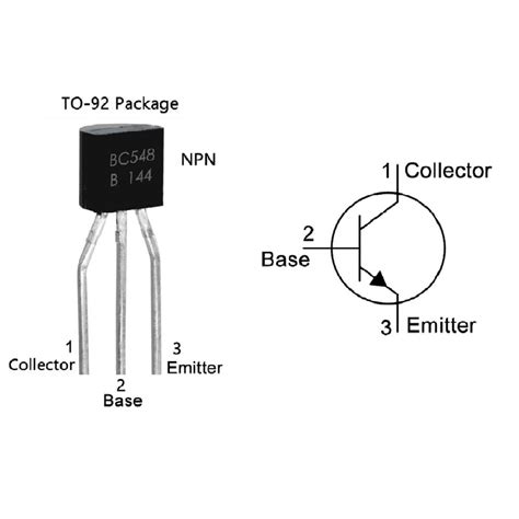 Pack of 10 - BC548 NPN Low Noise Transistor Switching transistor