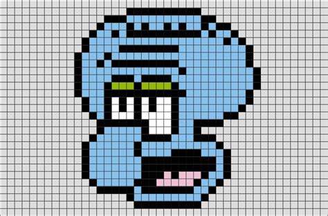 Squidward Pixel Art | Pixel art, Art, Squidward