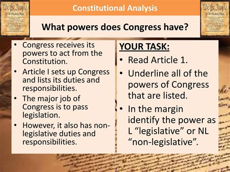 What powers does Congress have? - ppt download