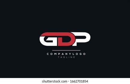 Modern Creative Gdp Logo Design Template Stock Vector (Royalty Free ...