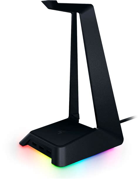 Best Buy: Razer Gaming Chroma RGB Headset Stand with USB Hub Black RC21-01190100-R3M1