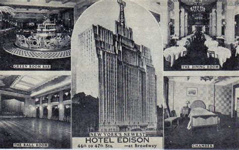 Edison Hotel | Ephemeral New York