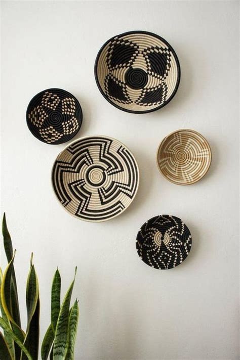 Set of 3 African Wall Baskets / Rwanda Baskets / Wall Baskets | Etsy in ...