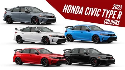 2023 Honda Civic Type-R – All Color Options - Images | AUTOBICS - YouTube