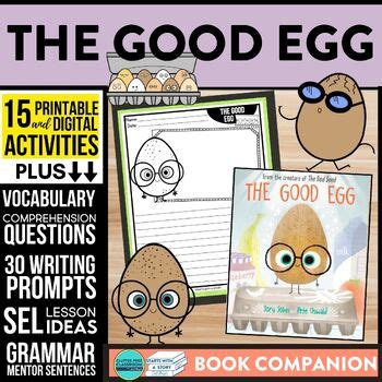 THE GOOD EGG ACTIVITIES read aloud lessons by Clutter-Free Classroom