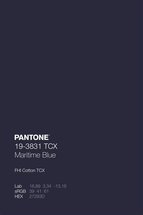 Dark Navy Blue Pantone