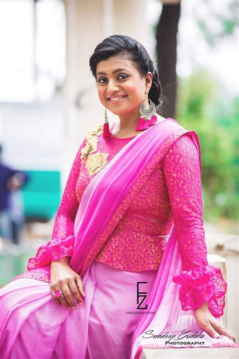 Pin by Rohithb on Roja Actress in 2020 | Full sleeves blouse designs, Full sleeve blouse, Fancy ...