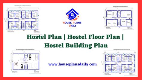 Hostel Plan | Hostel Floor Plan | Hostel Building Plan - House Designs ...