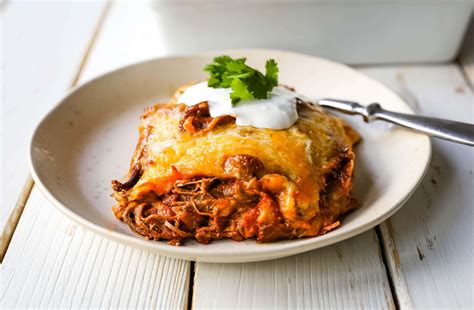 Stacked Beef Enchiladas – Modern Honey