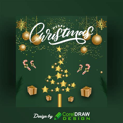 Download christmas background with christmas tree free vector design ...